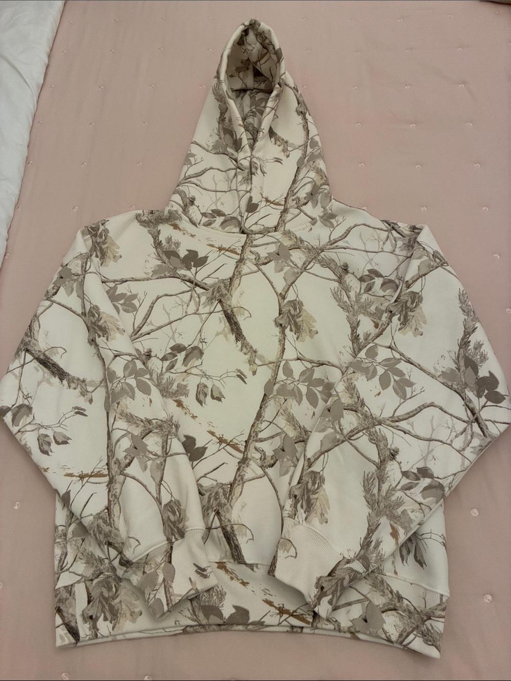 Abercrombie & Fitch Women’s Cream & Taupe Hoodie